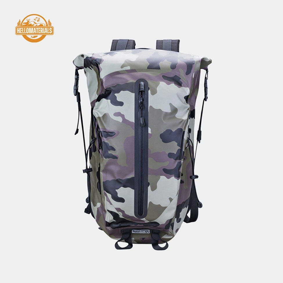 Waterproof camo hunting backpack for a backcountry elk hunting gear list