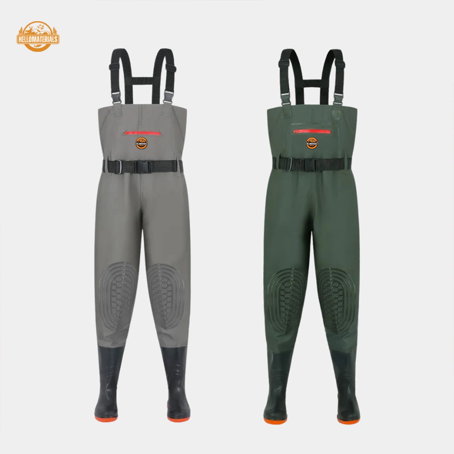 Breathable Zippered Chest Waders