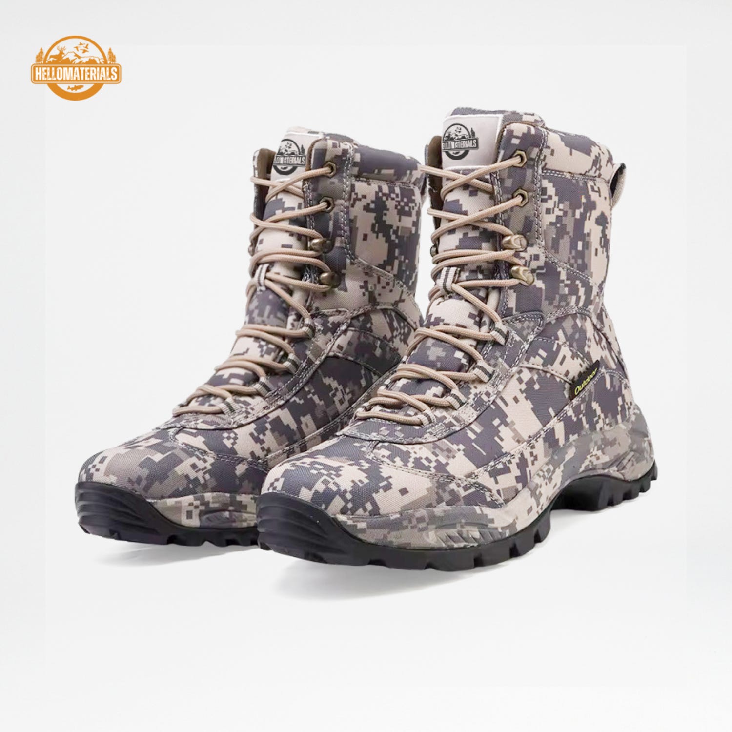 Tactical Outdoor TREE Camo Boots | Waterproof
