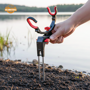 Hellomaterials Dual 360° Adjustable Fishing Rod Holder