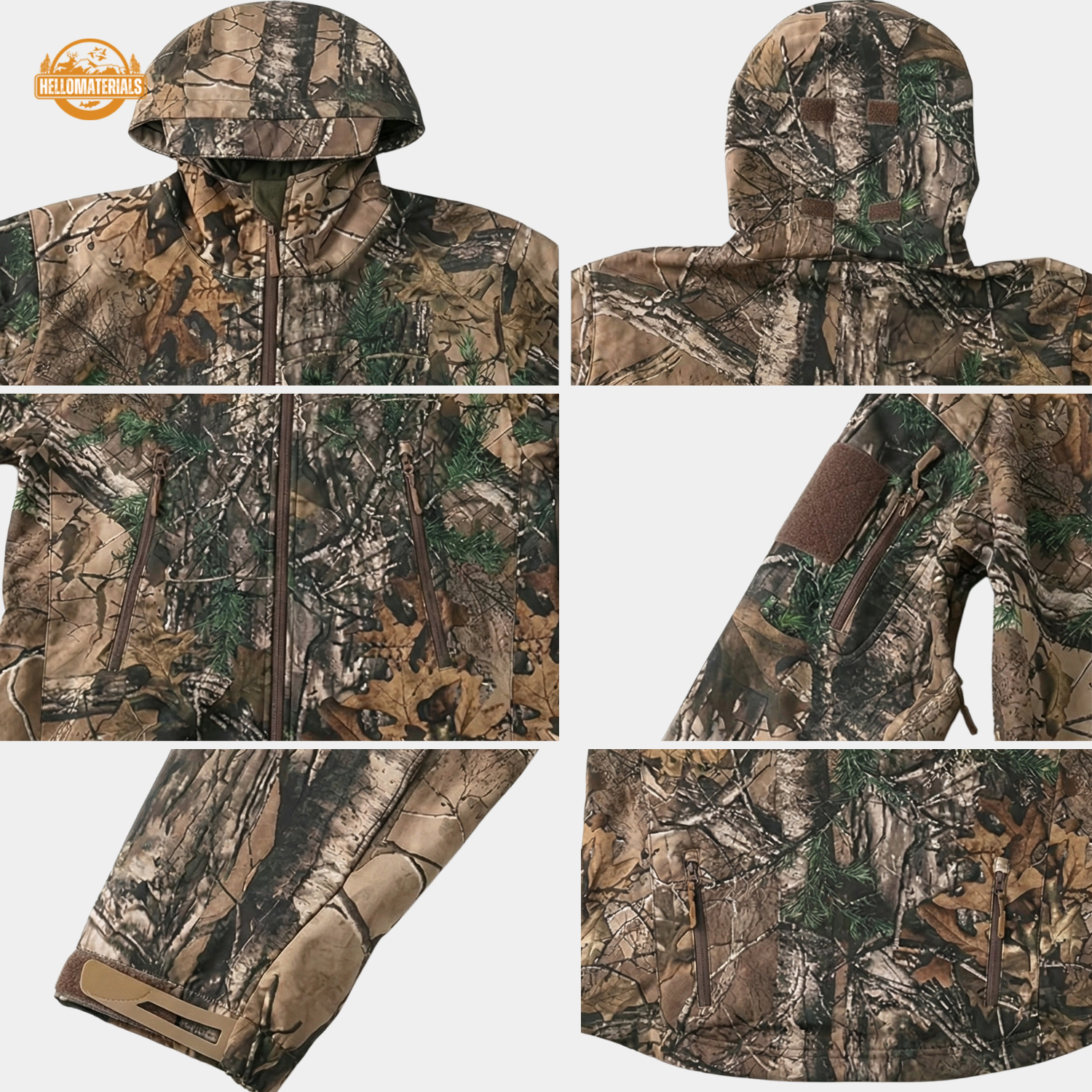 Hellomaterials Camo Hunting Jacket