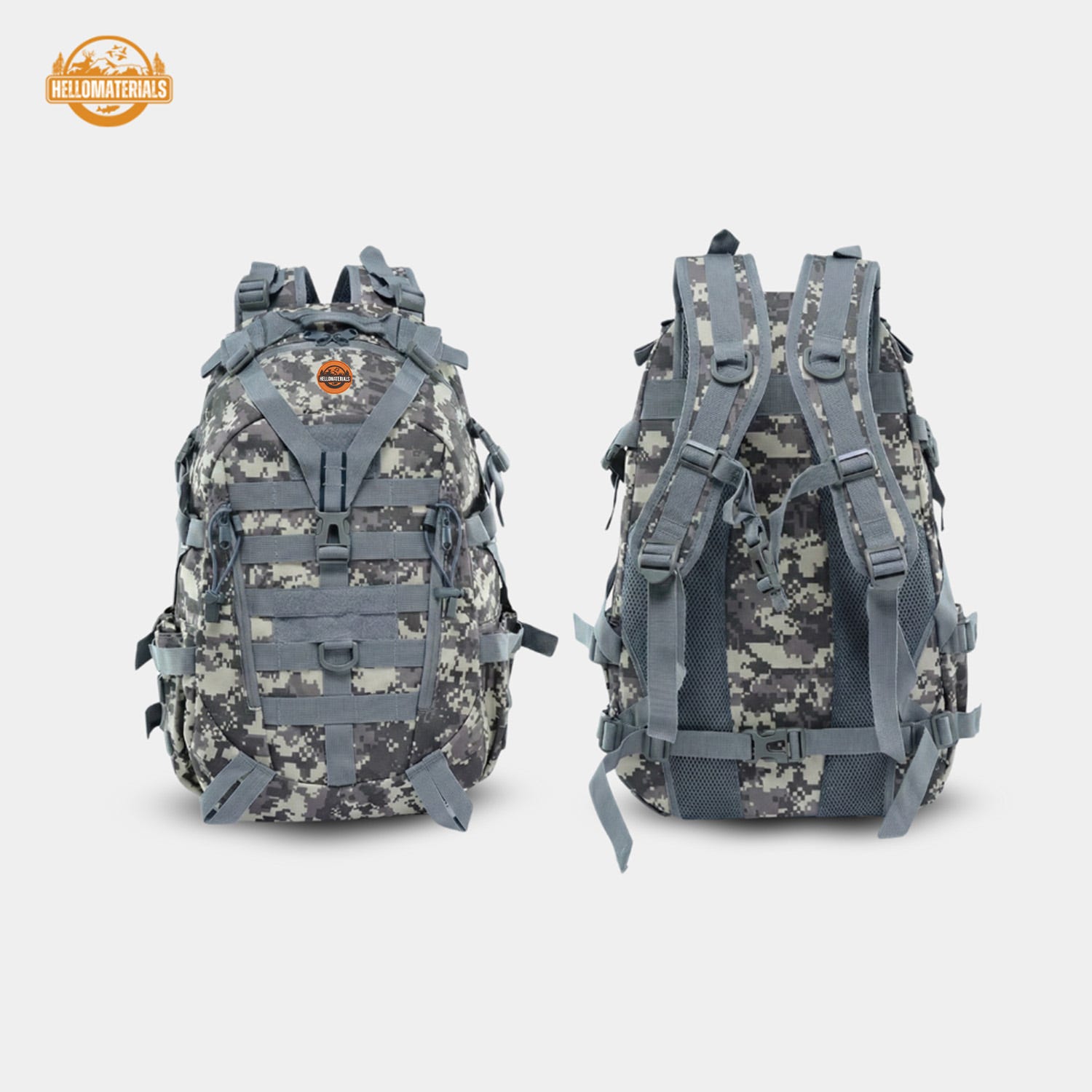 45L Desert Camo Tactical Hiking Backpack