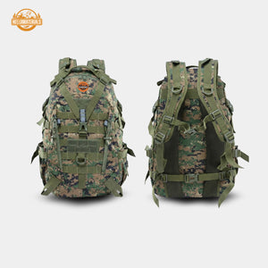 Hellomaterials 45L Desert Camo Tactical Hiking Backpack