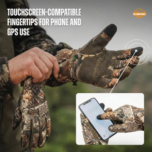 Hellomaterials Winter Camo Touchscreen Gloves