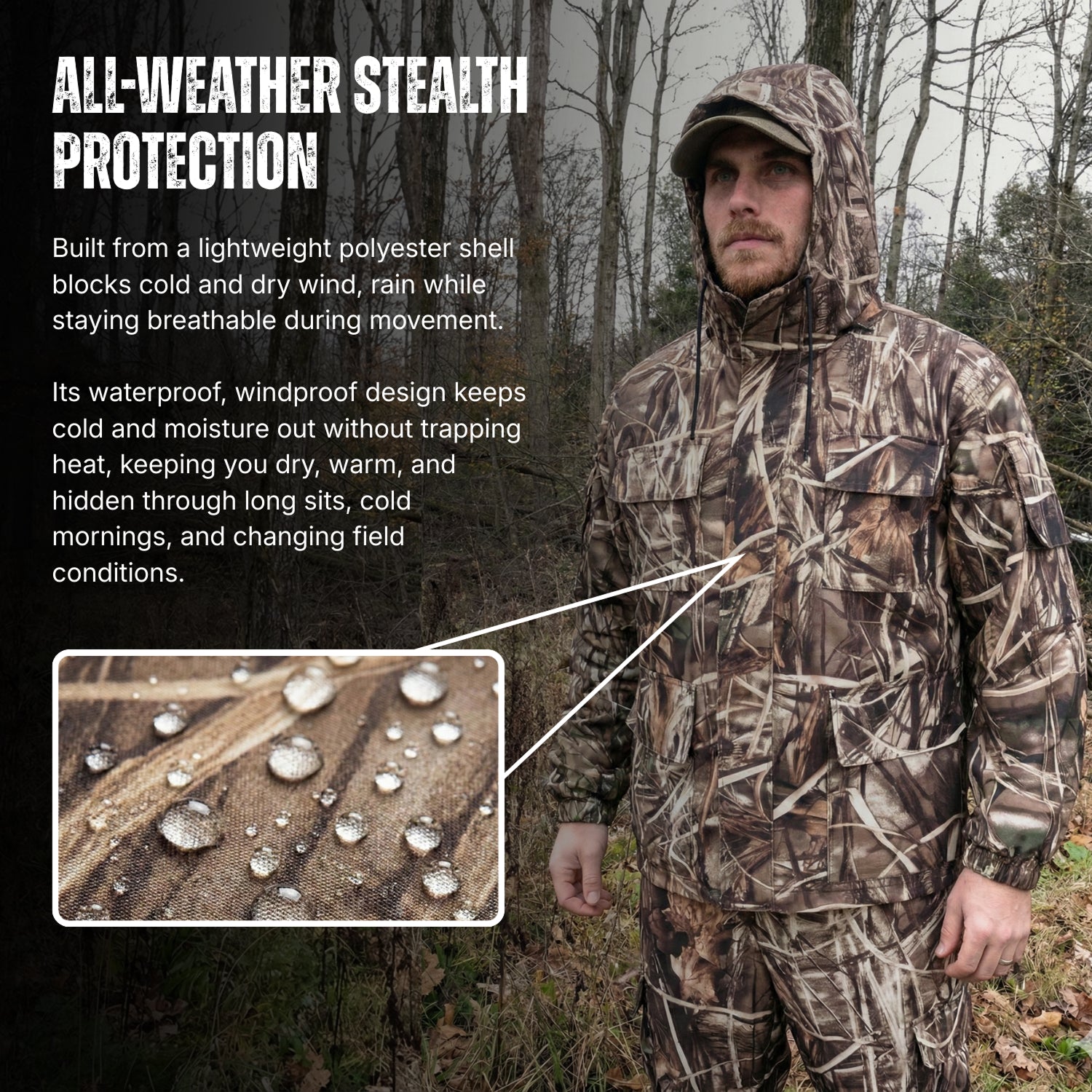 Hellomaterials Camo Hunting Suit