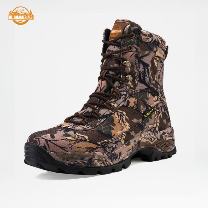 Hellomaterials Waterproof Camo Tactical Boots | Outdoor Gear