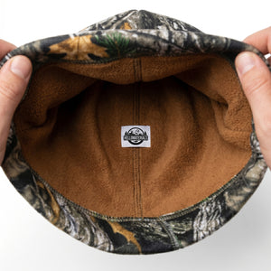 Hellomaterials SIVI Camo Fleece Beanie | Reversible Orange