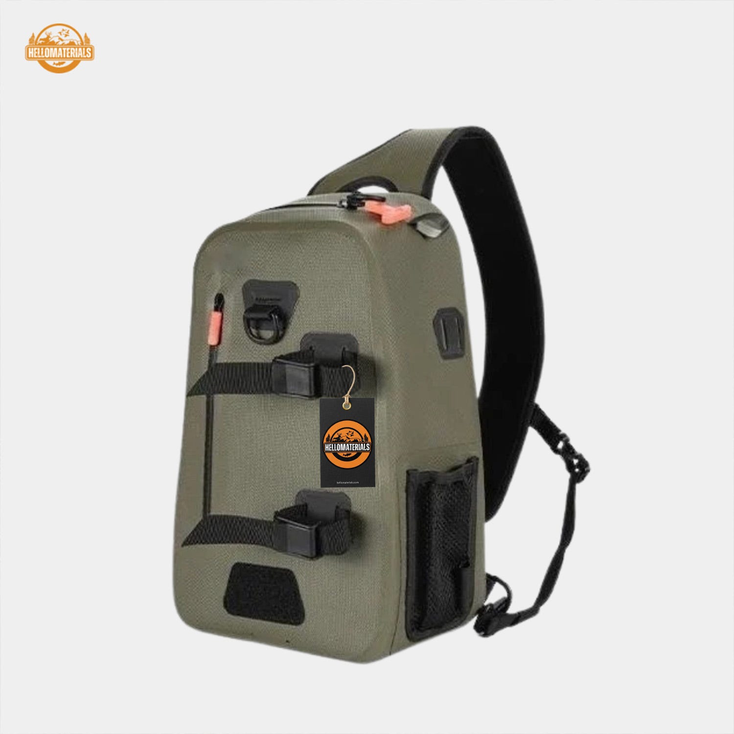 Hellomaterials 840D TPU Waterproof Sling Bag | Airtight Gear