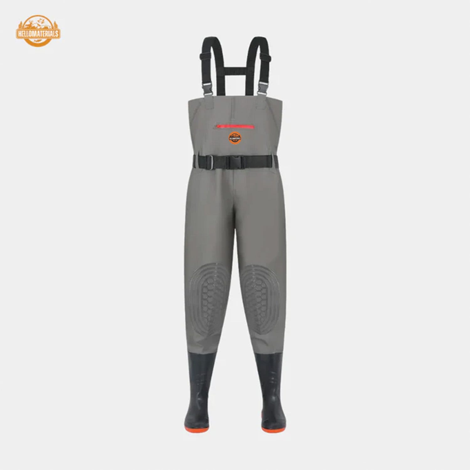 Hellomaterials Breathable Zippered Fishing Waders