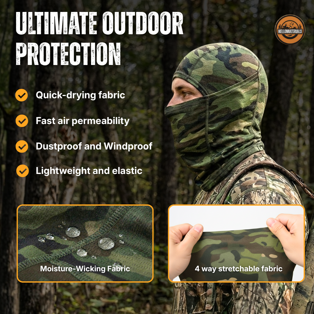 Hellomaterials TREE Camo Balaklava