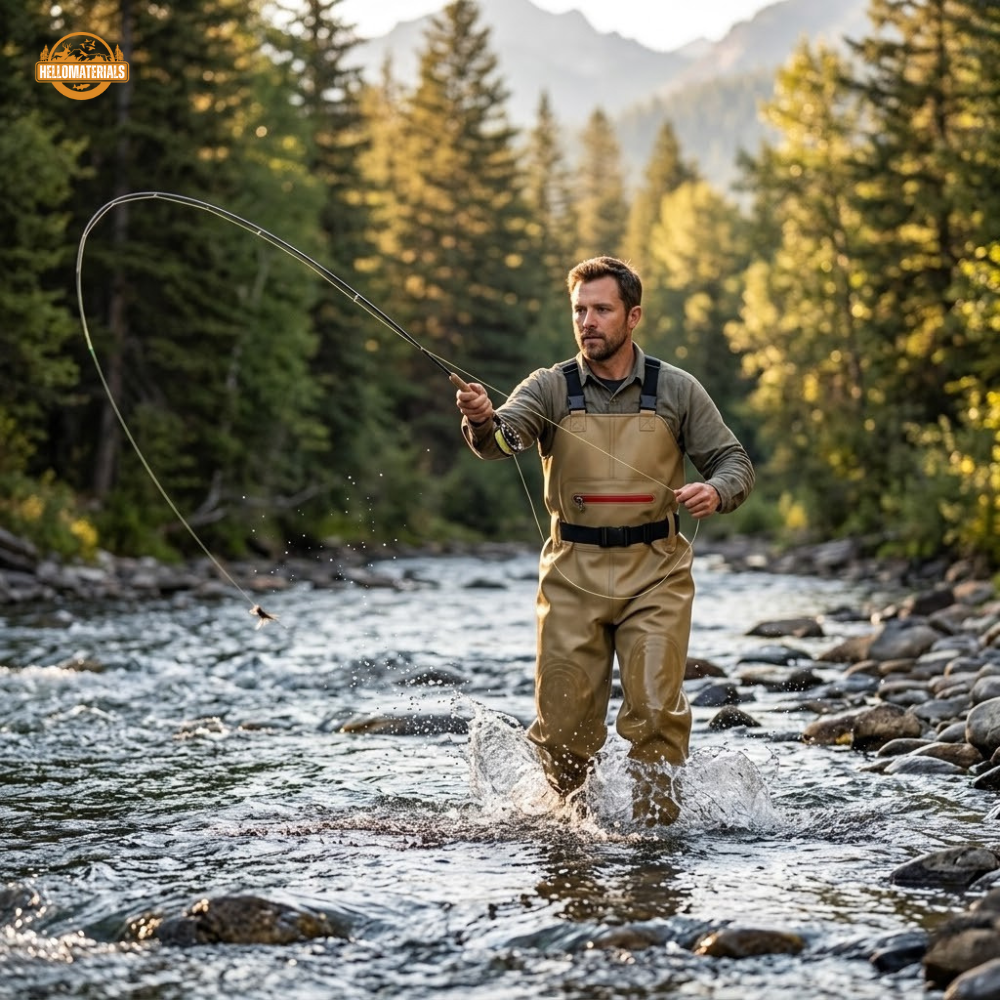 Hellomaterials PVC Chest Waders | Waterproof Fishing Boots