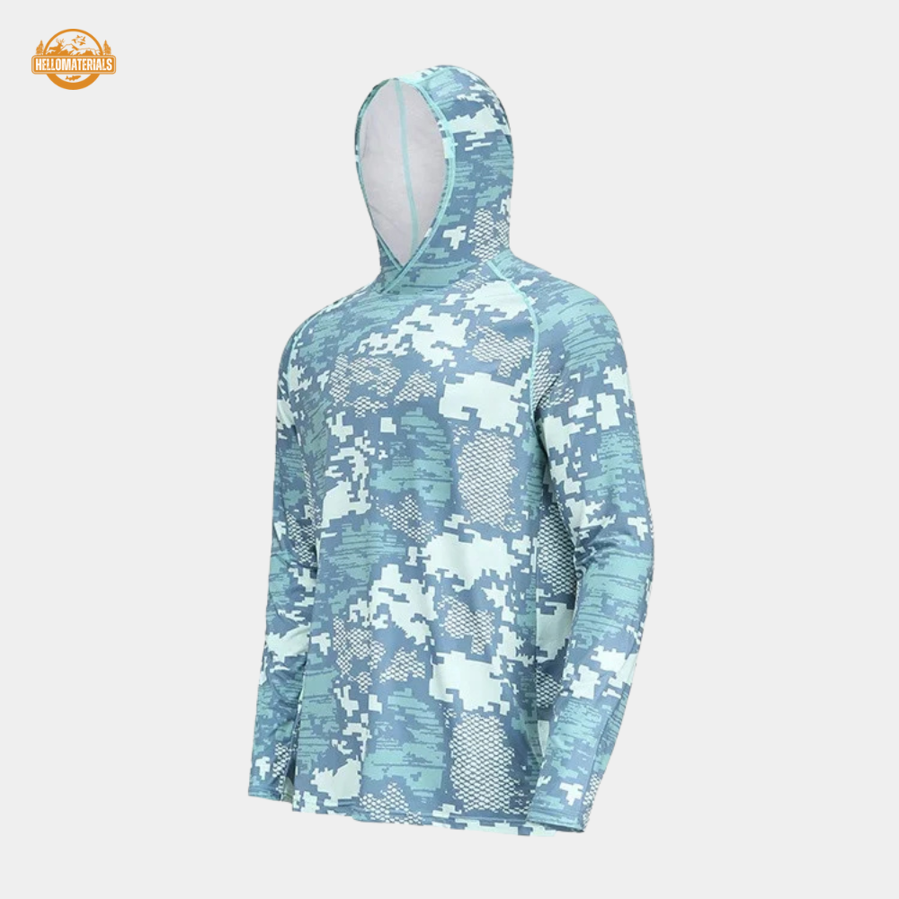 Hellomaterials UV 50+ Performance Fishing Hoodie | Mask Included