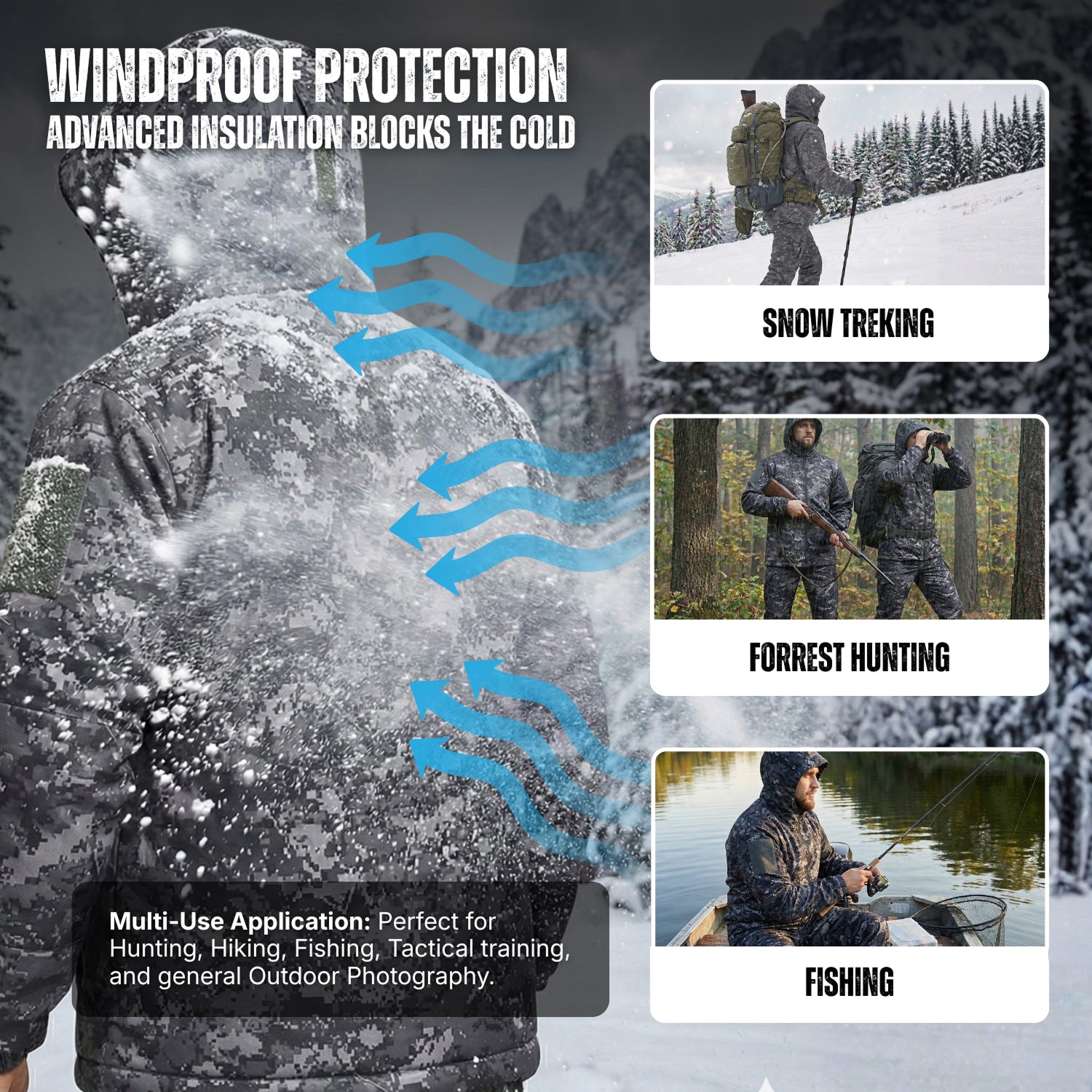 NIGHT OWL Camo Hunting Suit