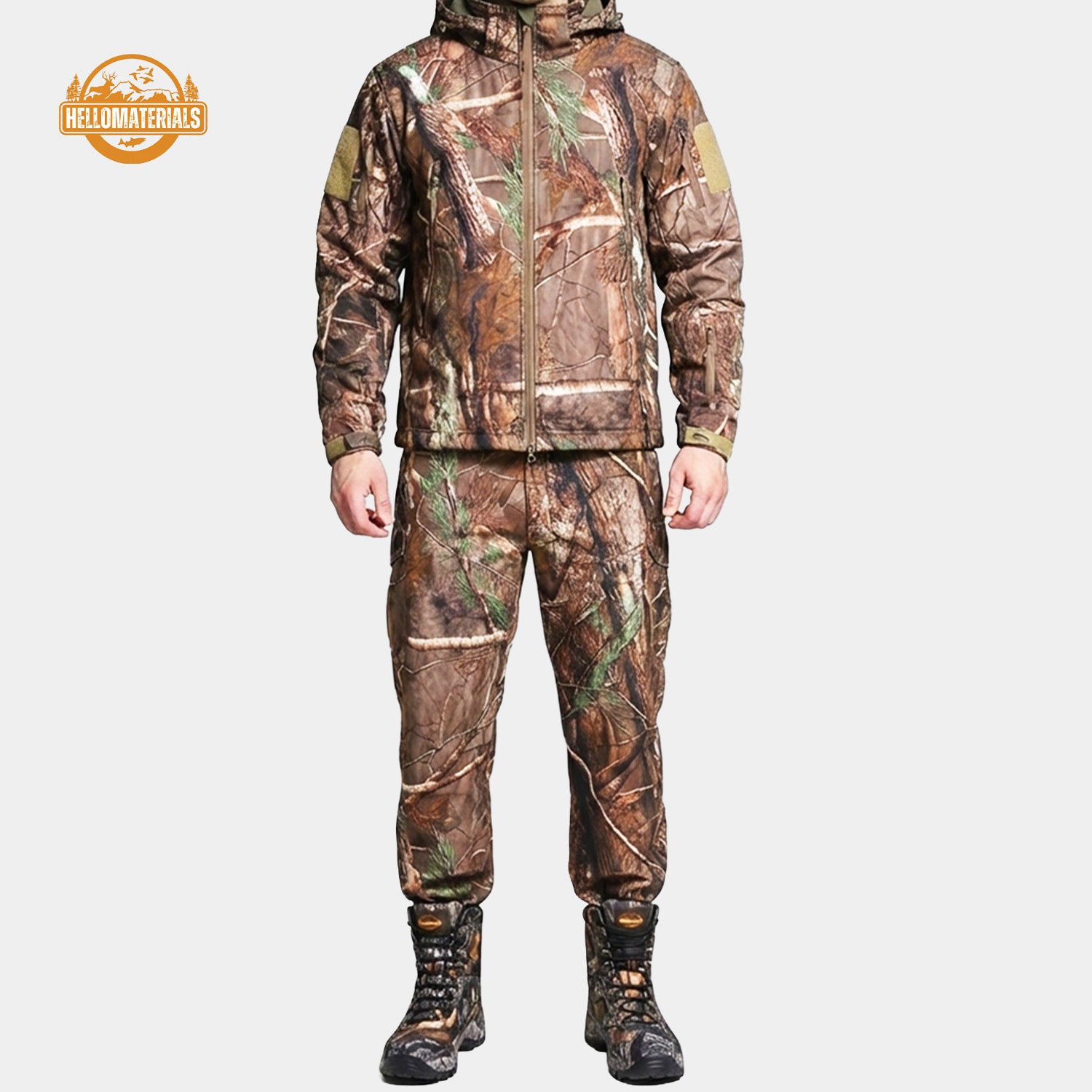 Hellomaterials Tree Camo Hunting suit