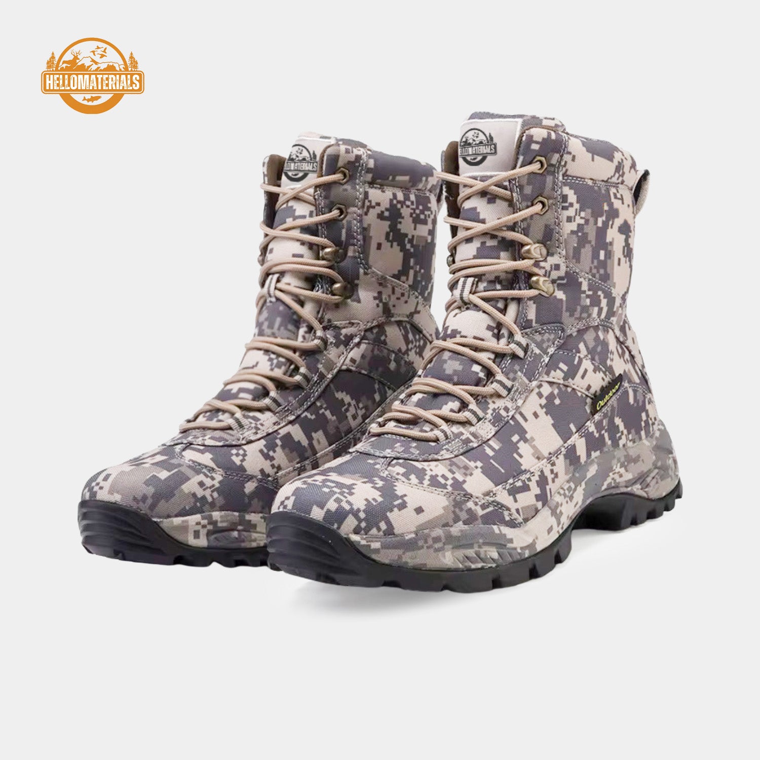 Hellomaterials Tactical Outdoor ACU Camo Boots