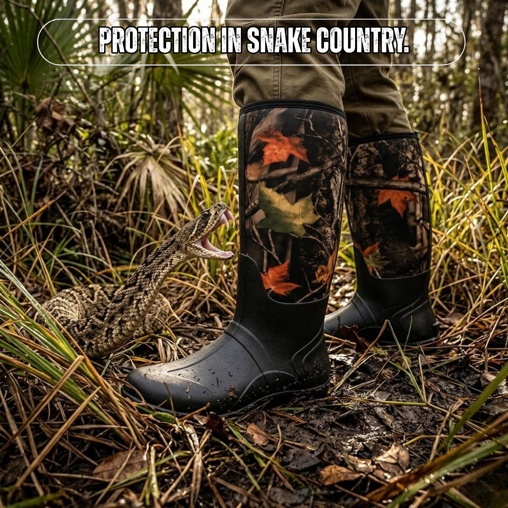 Hellomaterials Shero Snake Proof Hunting Boots | Waterproof Neoprene
