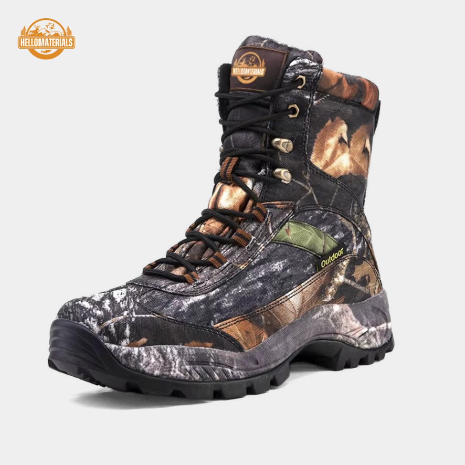 Tactical Outdoor TREE Camo Boots | Waterproof