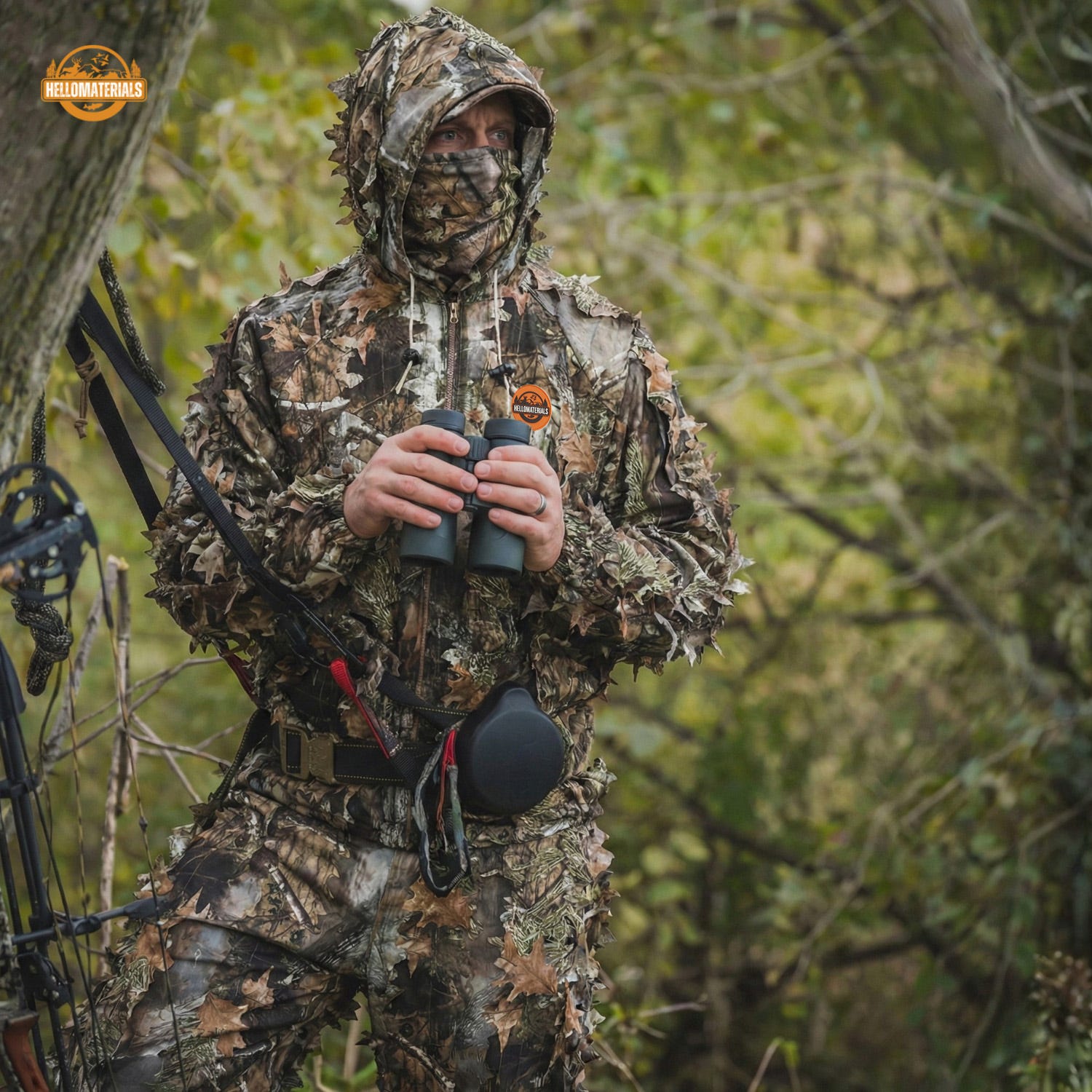 Hellomaterials 3D Leafy Camo Hunting Suit