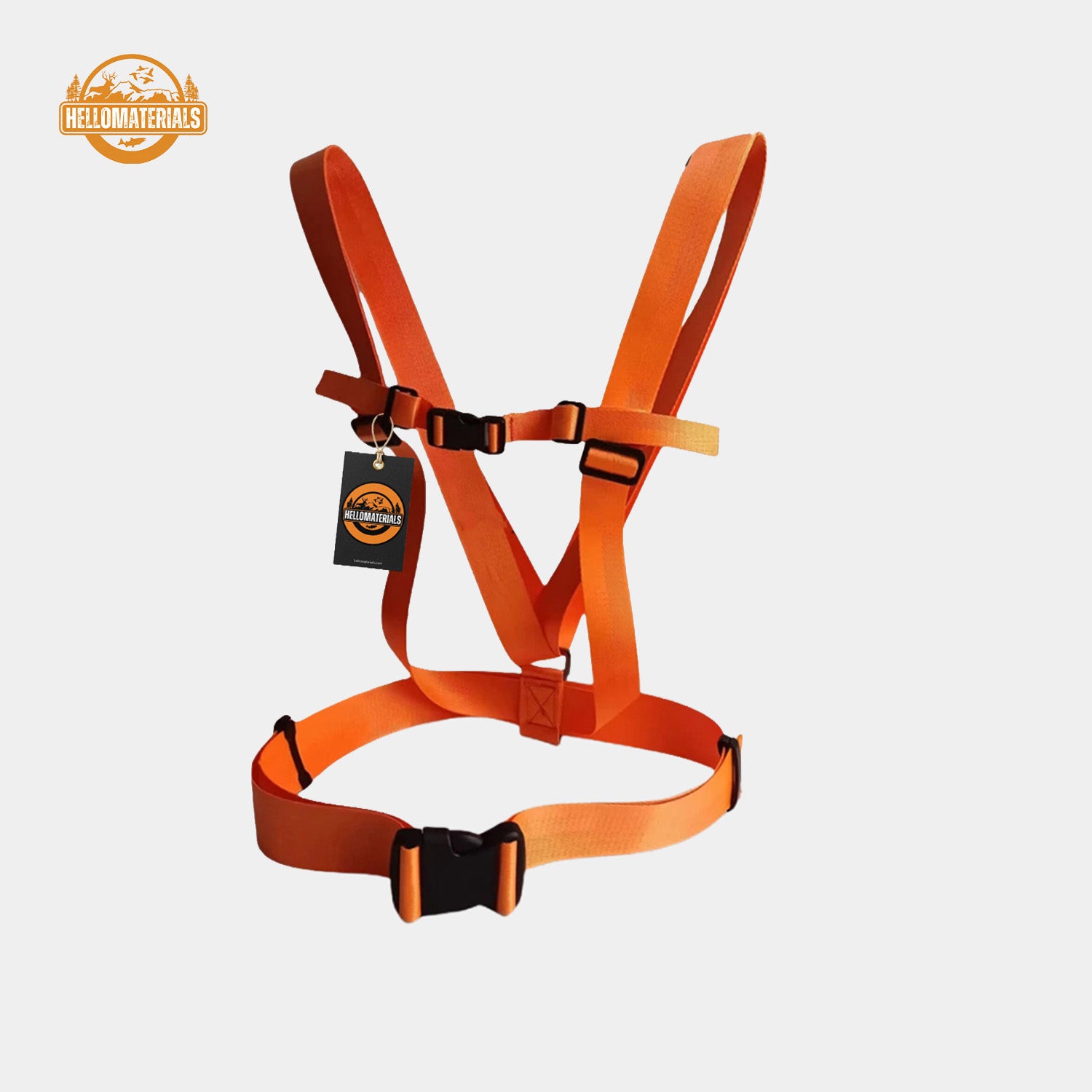 Hellomaterials Deer Drag Harness | High-Vis Game Hauler