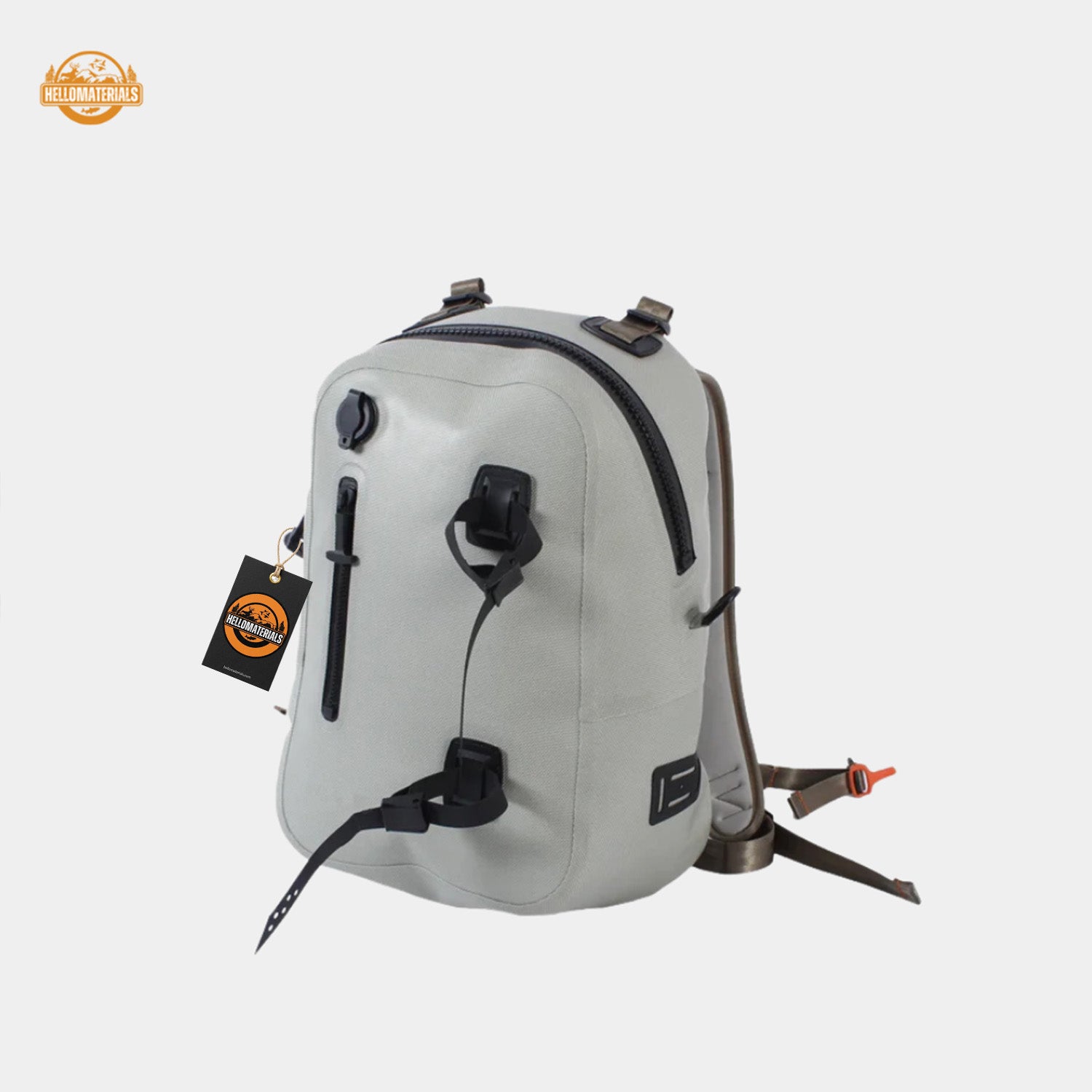 Hellomaterials Inflatable Waterproof TPU Fishing Backpack