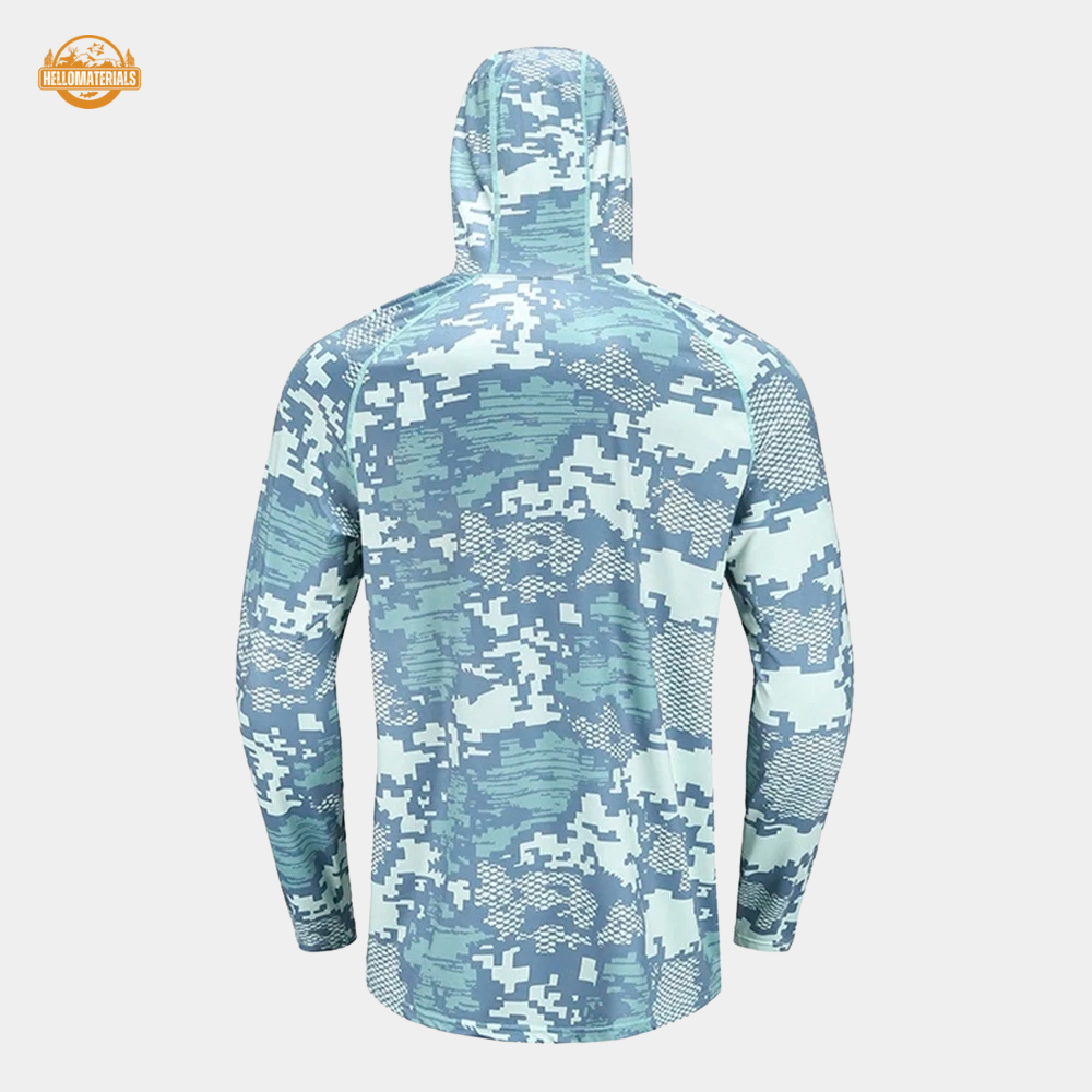 Hellomaterials UV 50+ Performance Fishing Hoodie | Mask Included