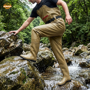 Hellomaterials PVC Chest Waders | Waterproof Fishing Boots