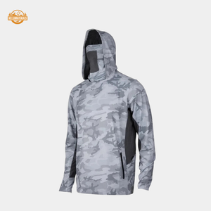 Hellomaterials UPF 50+ Hooded Fishing Shirt | UV Protection