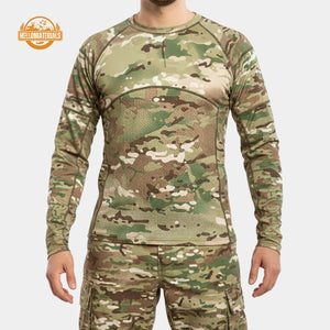 Hellomaterials lightweight camo base layer