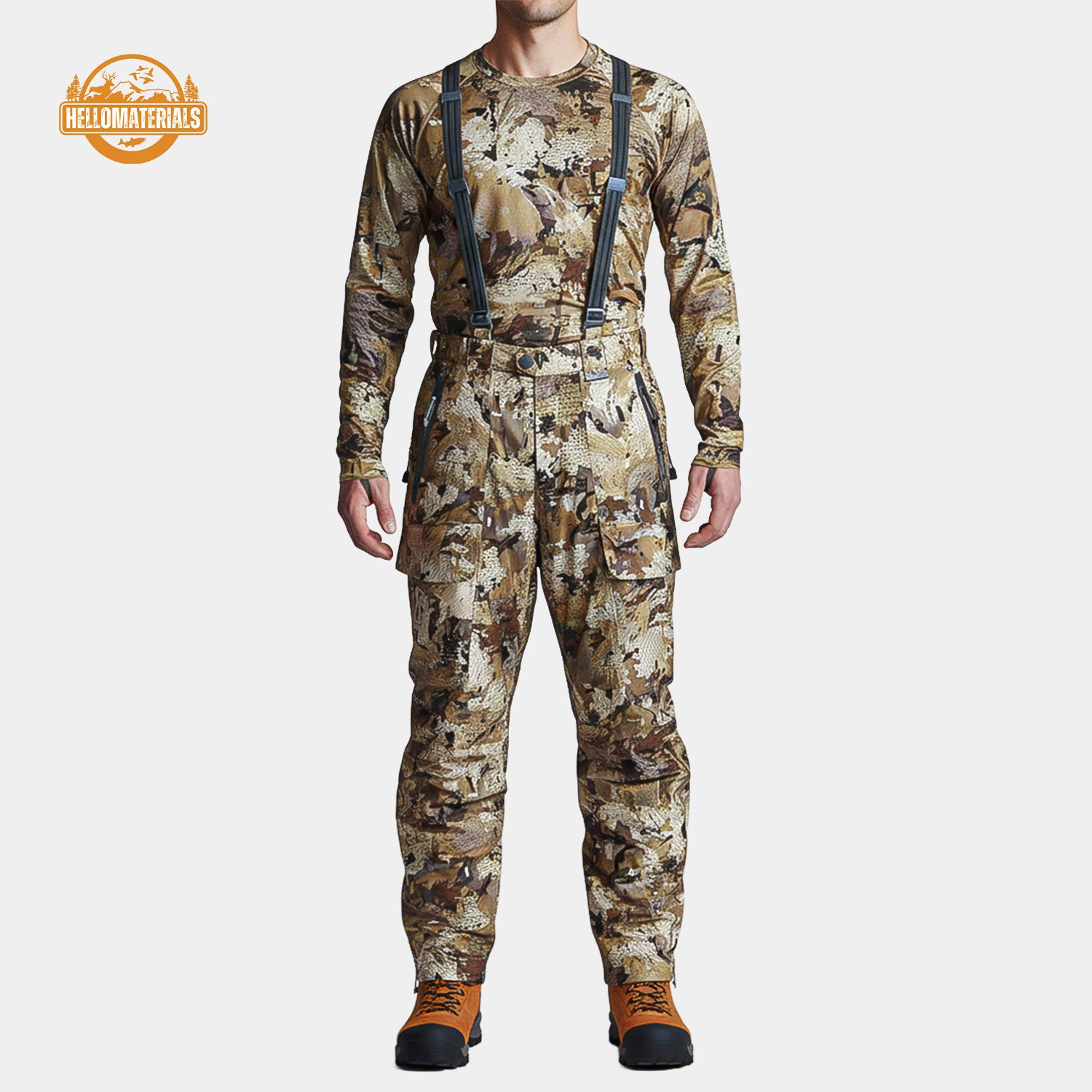Hellomaterials Insulated Camo waterproof wader