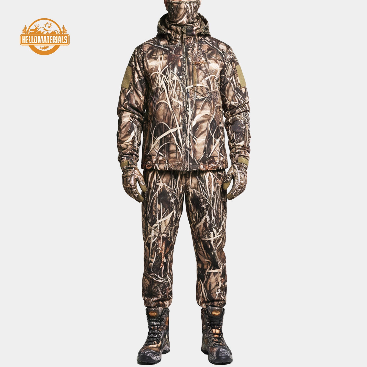 Hellomaterials Reeds Camo Hunting Suit