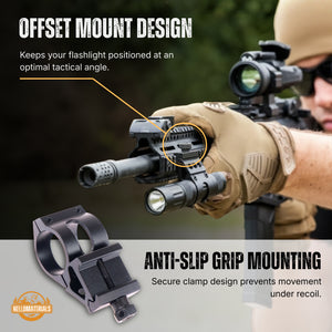 Hellomaterials Tactical Flashlight Mount Pro
