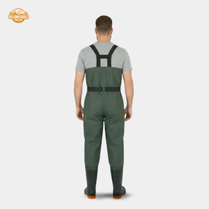 Hellomaterials Professional Waterproof Chest Waders with Boots