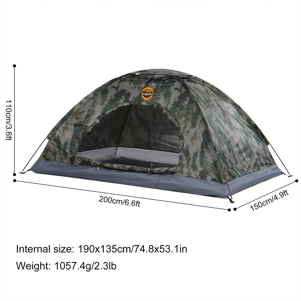 Hellomaterials Ultralight Camping Tent - UPF 30+