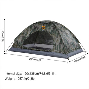 Hellomaterials Ultralight Camping Tent - UPF 30+