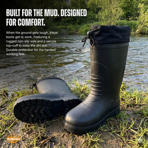 Hellomaterials Thermal EVA Fishing Boots | Winter Work Boots