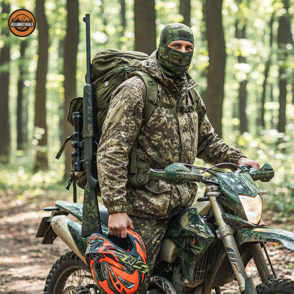 Hellomaterials DARK TREE camo Balaklava