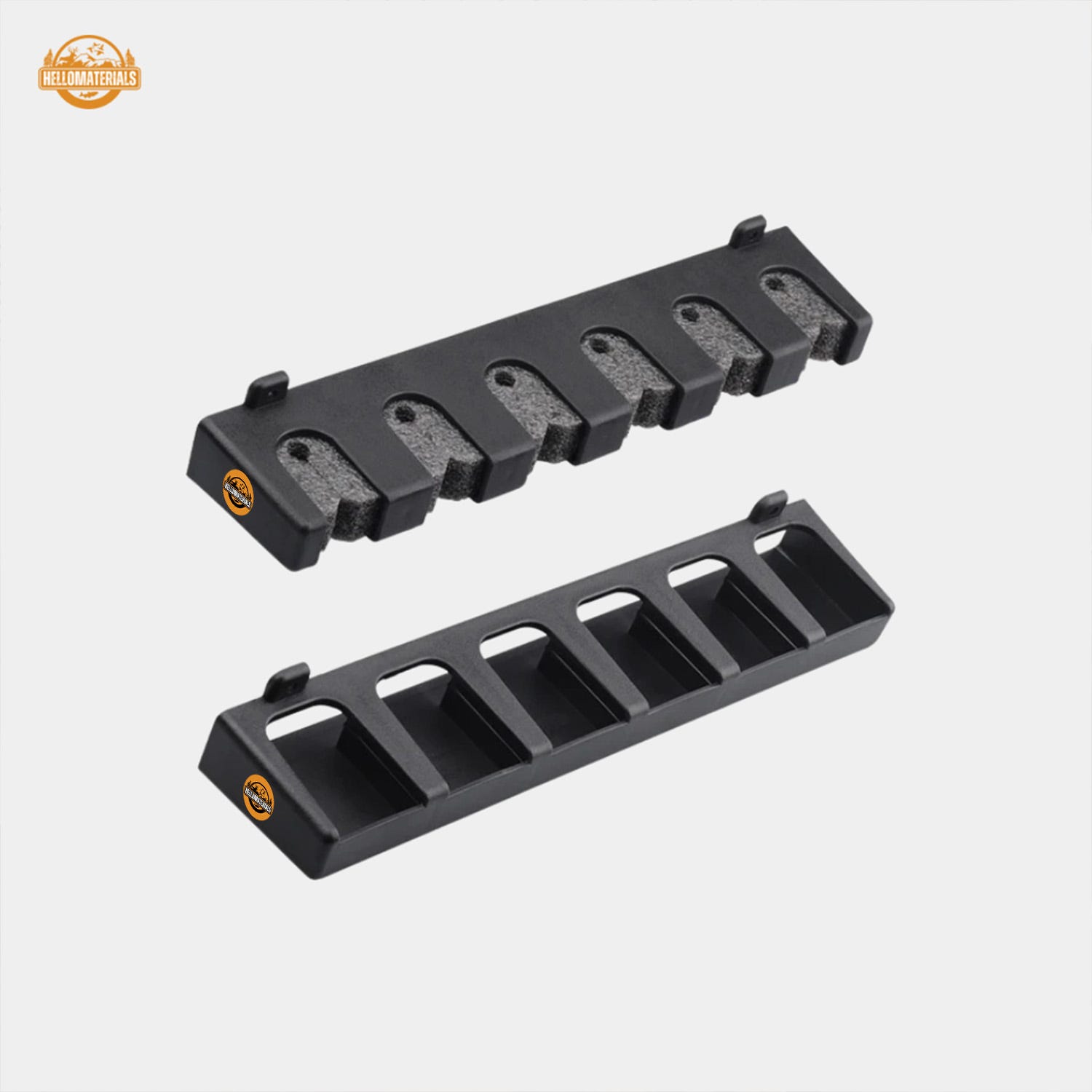 Hellomaterials Vertical Wall-Mounted Fishing Rod Rack