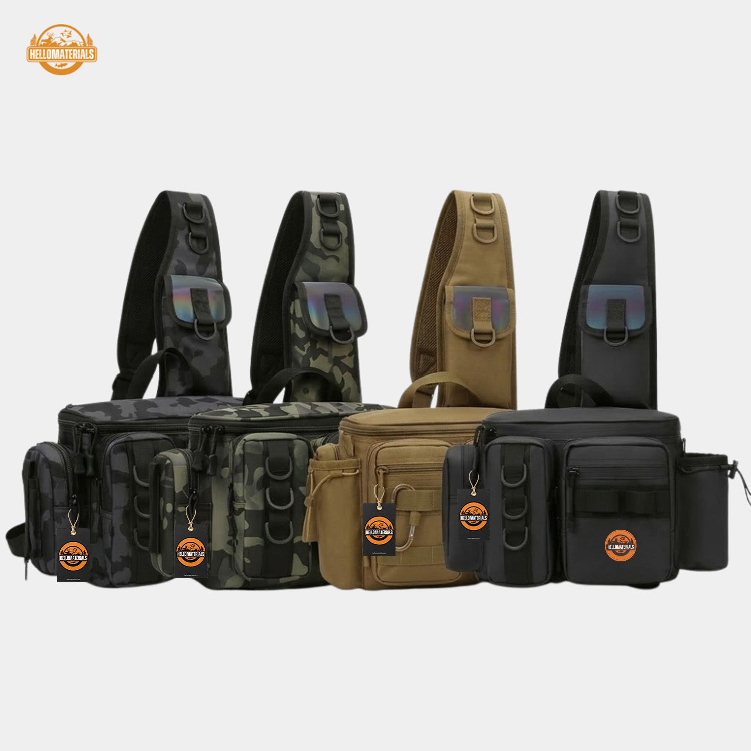Hellomaterials Tactical Fishing Bag & Waist Pack