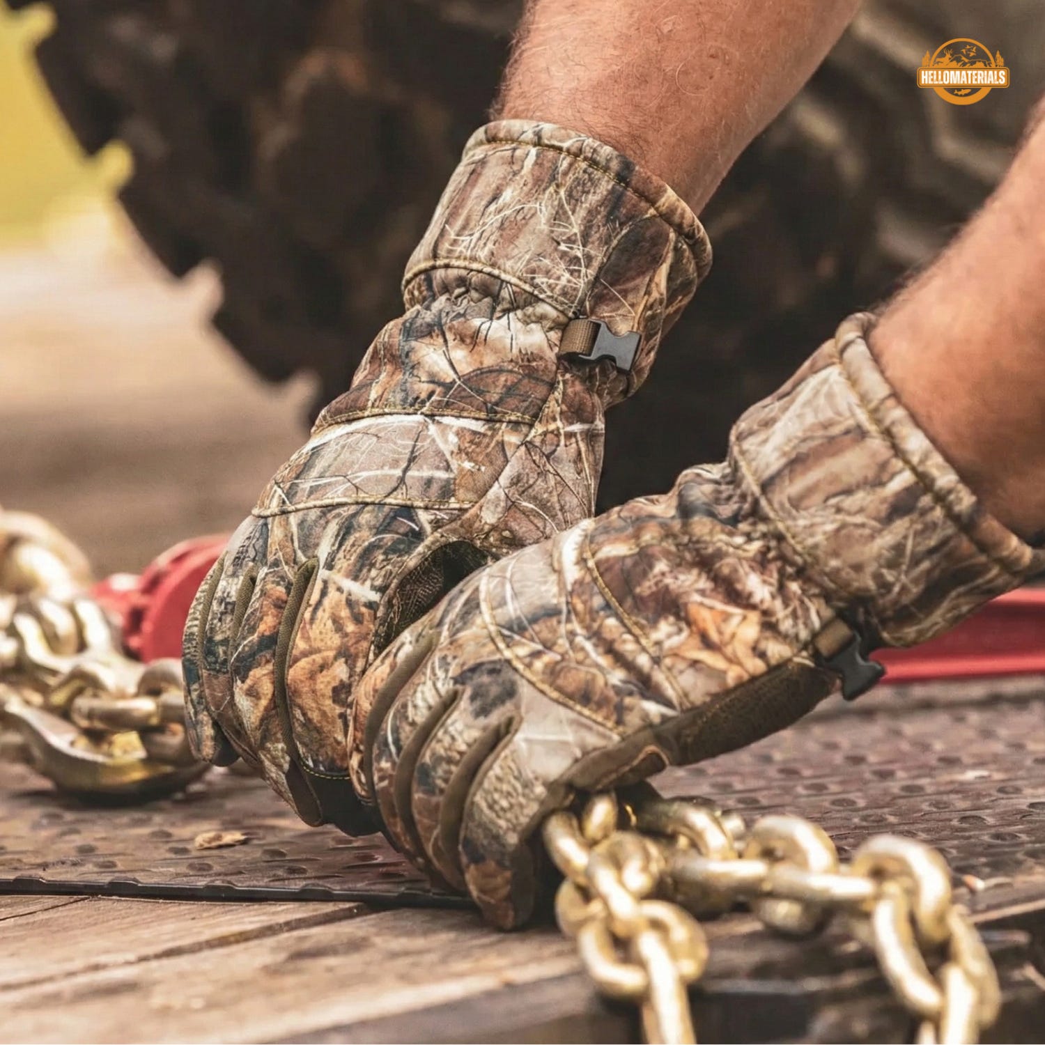 Winter Camo Touchscreen Gloves