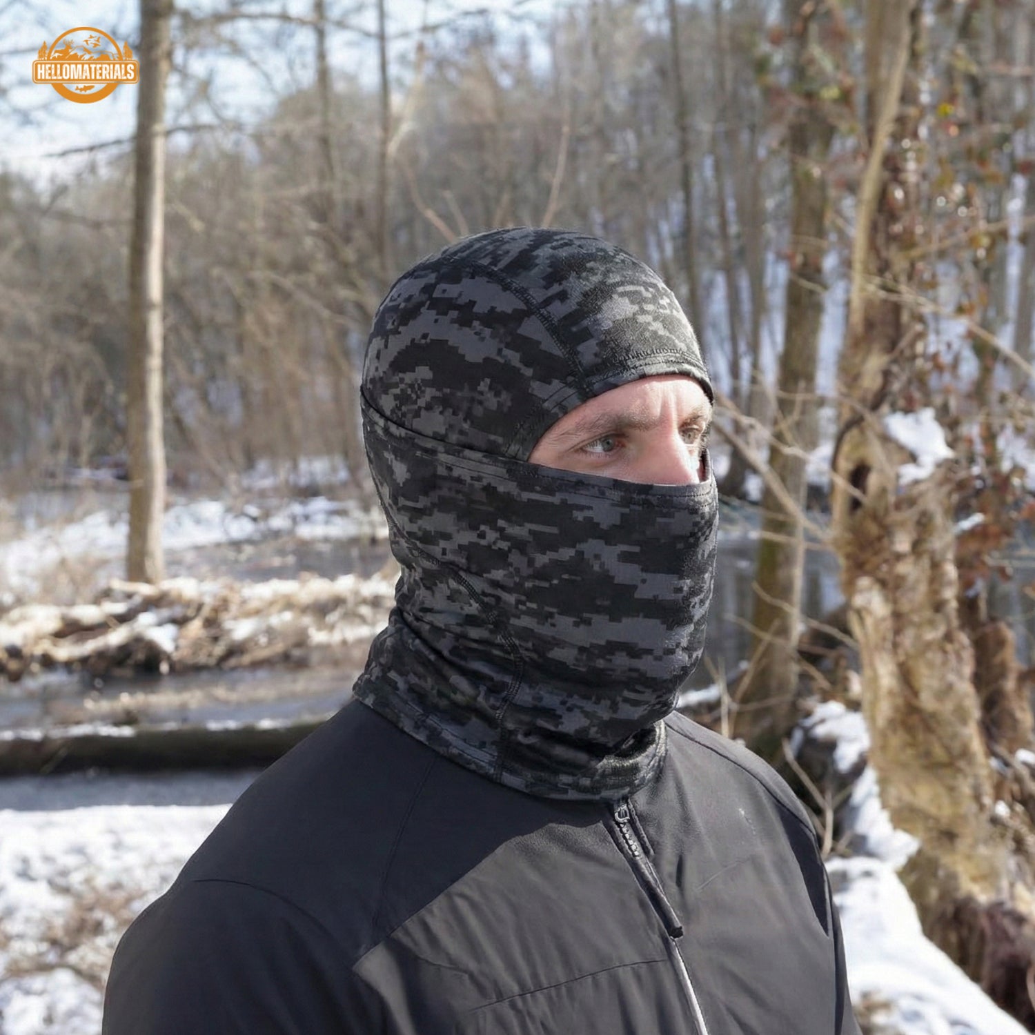 Hellomaterials NIGHT OWL Camo Balaklava