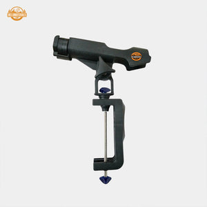 Hellomaterials 360 Swivel Boat Rod Holder | Clamp-On Mount