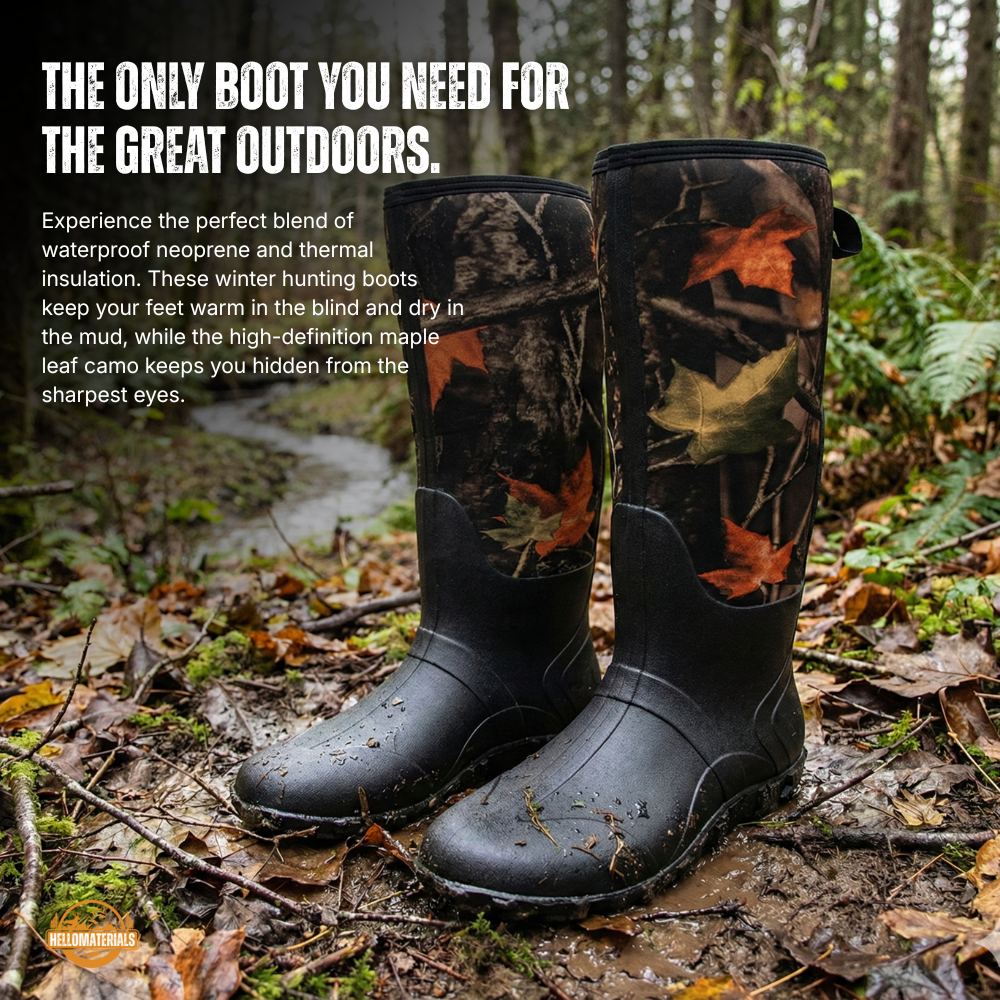 Hellomaterials Shero Snake Proof Hunting Boots | Waterproof Neoprene