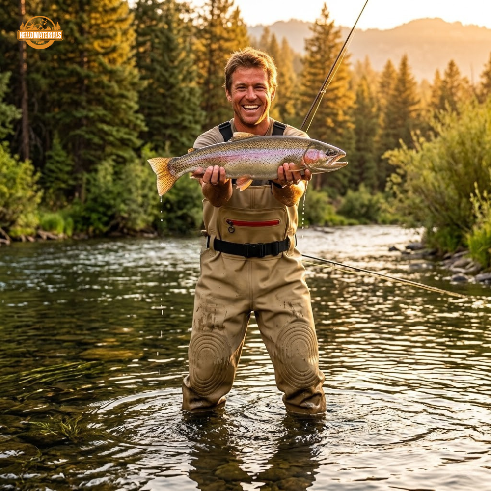 Hellomaterials PVC Chest Waders | Waterproof Fishing Boots