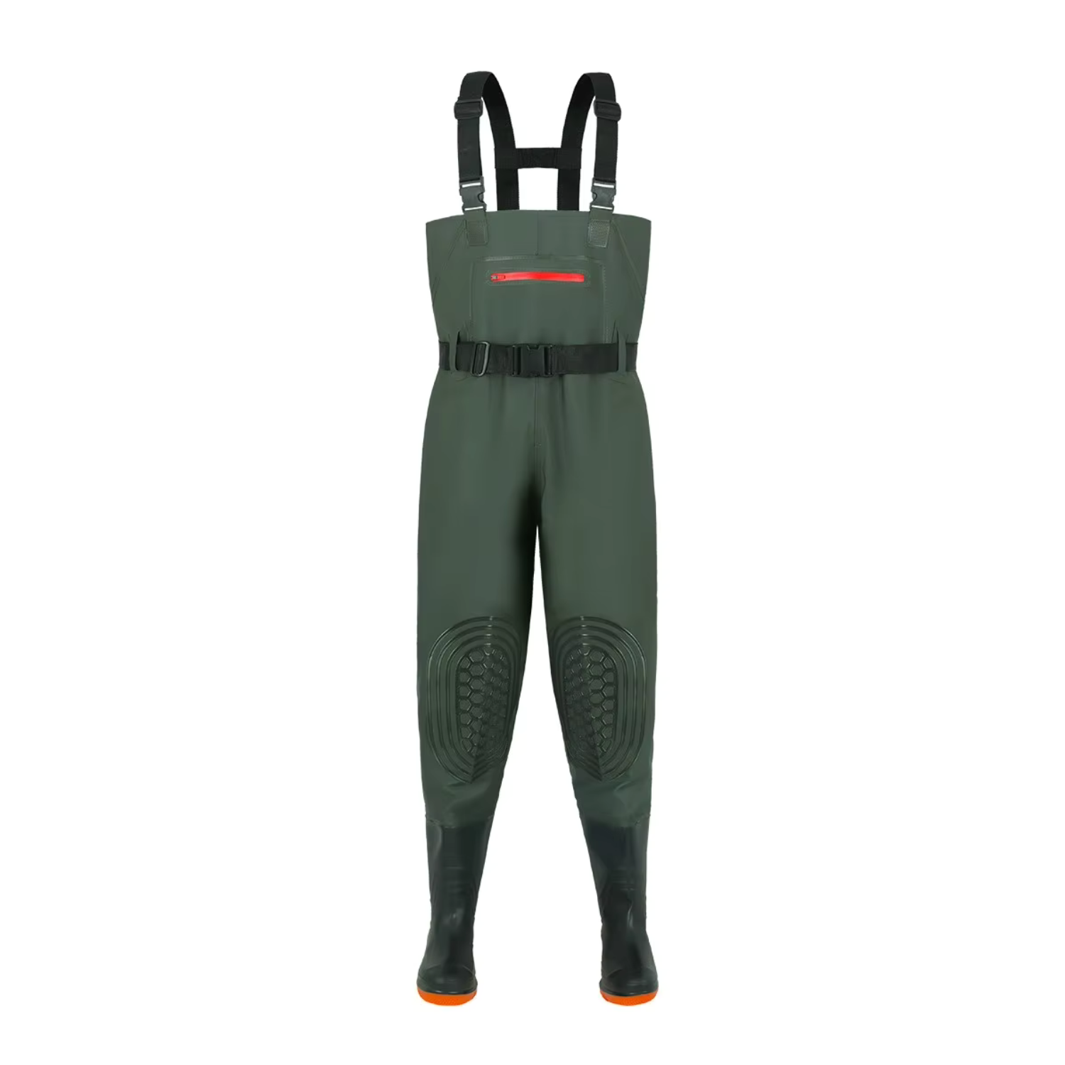 Hellomaterials Professional Waterproof Chest Waders with Boots