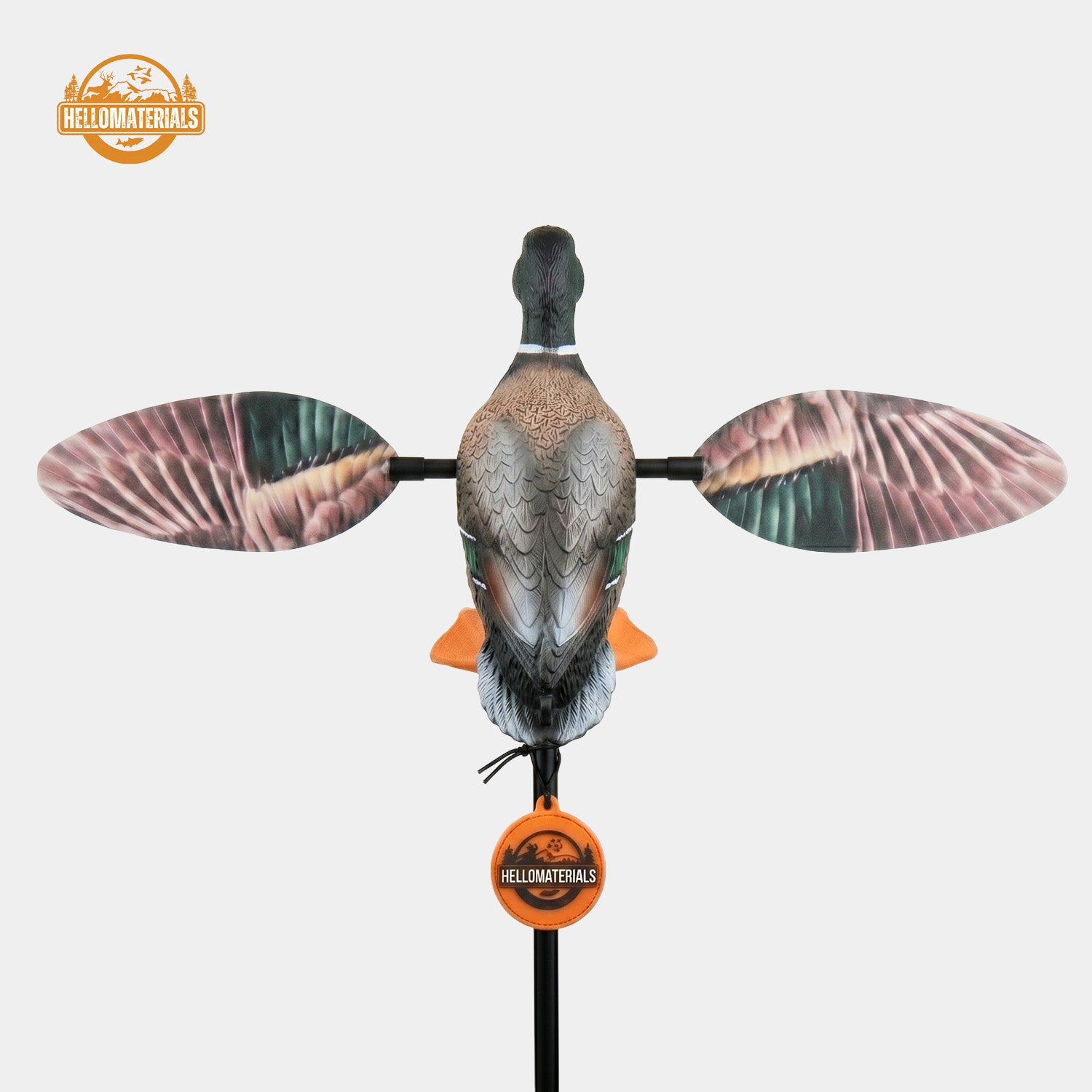 Hellomaterials Remote Control Spinning Wing Teal Duck Decoy