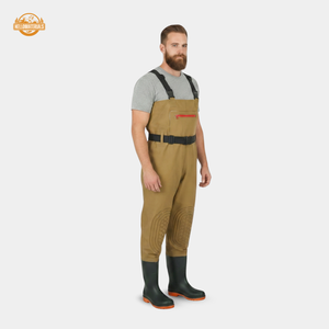 Hellomaterials Professional Waterproof Chest Waders with Boots