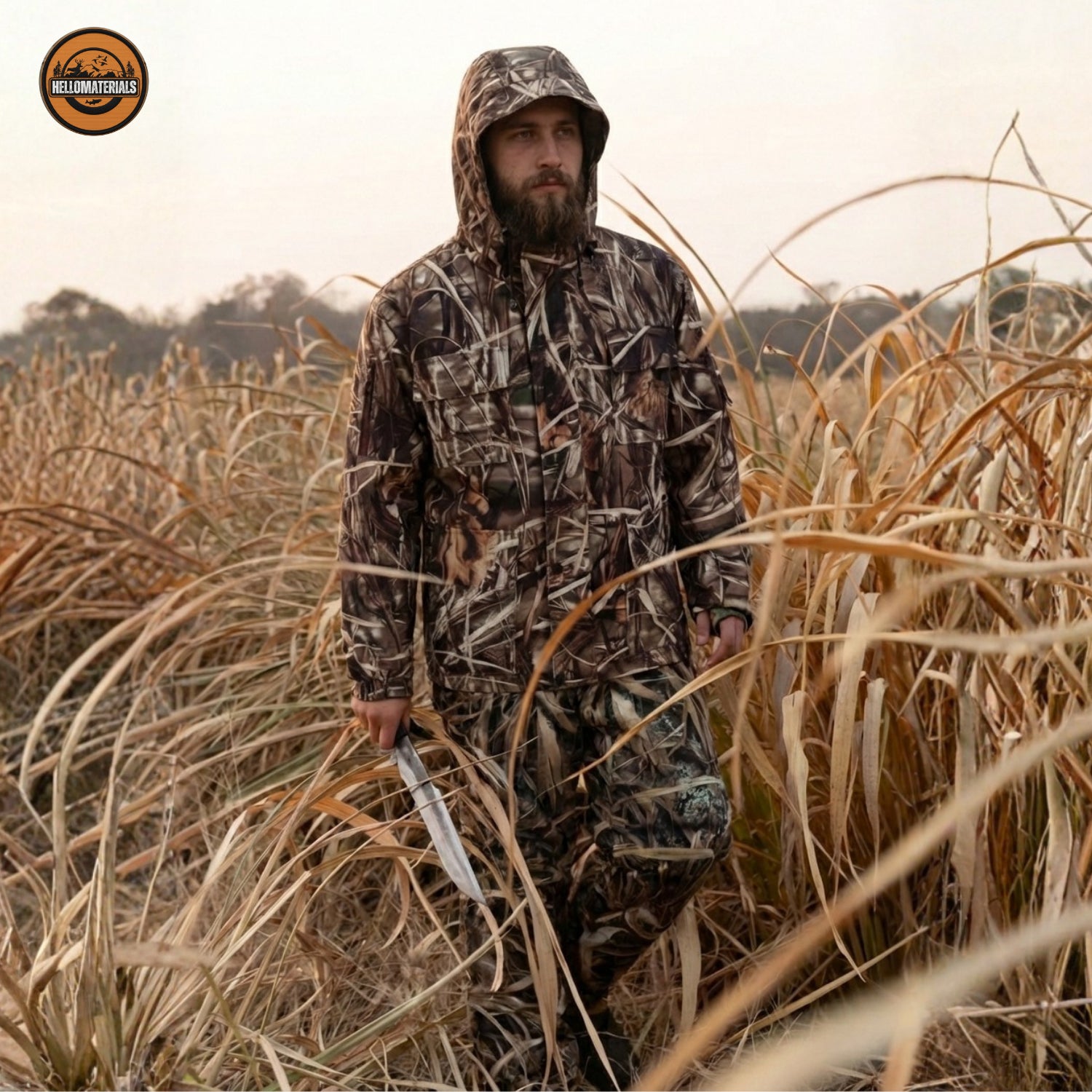 Hellomaterials Camo Hunting Suit