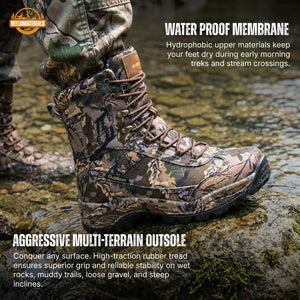 Hellomaterials Waterproof Camo Tactical Boots | Outdoor Gear