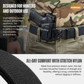 Tactical Belt | Quick-Release Stretch Nylon