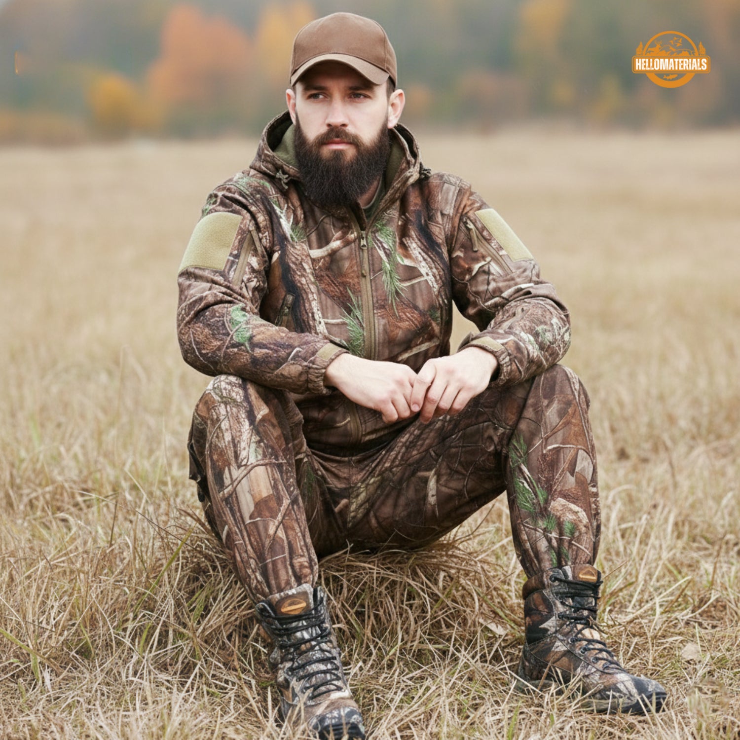 Hellomaterials Tree Camo Hunting suit